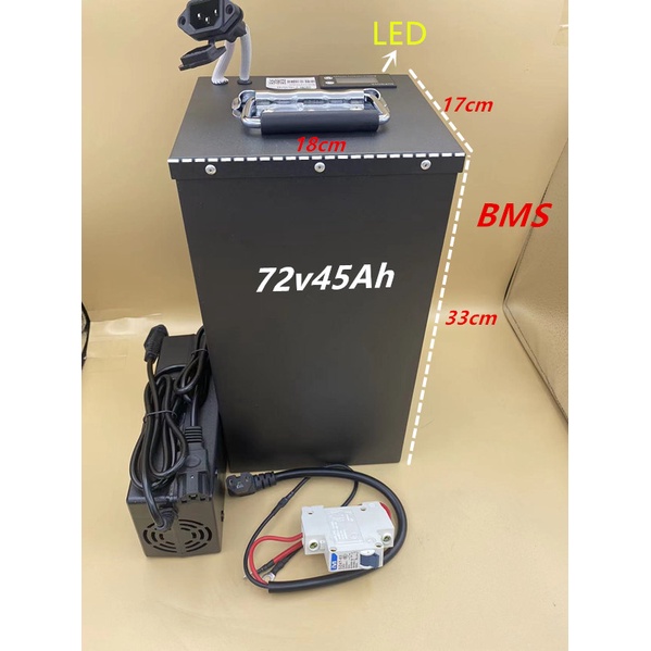 แบตเตอรี่ลิเธียม24v20ah-36v12ah-48v20ah-35ah-45ah-60v20a-35ah-45ah-72v-20ah-35ah-45ahชาร์จเต็มขับได้-40-100km