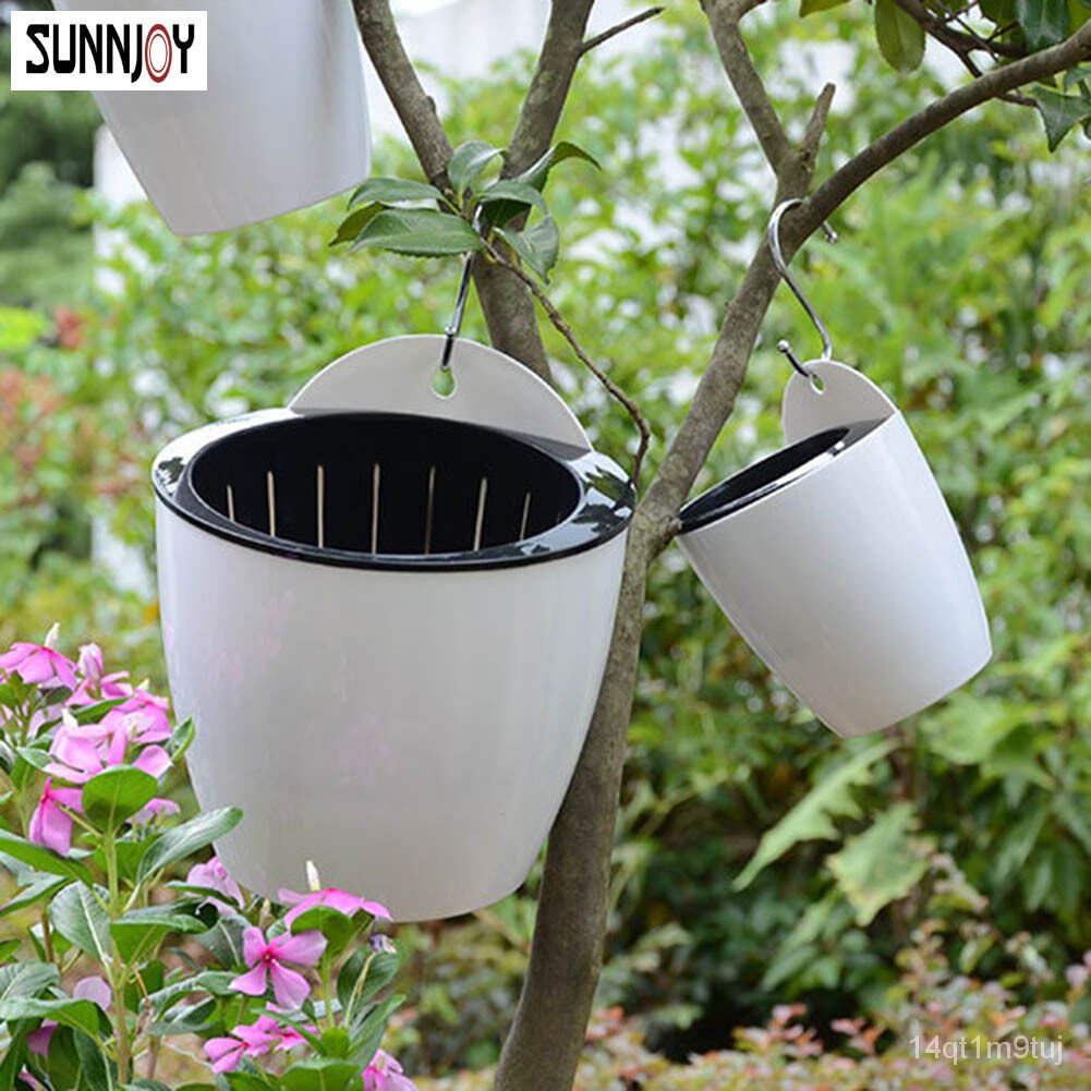 ready-stock-1pcs-self-watering-flower-pot-wall-hanging-plant-pot-resin-plastic-planter-durable-for-garden-balcony-see