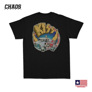 เสื้อยืดโอเวอร์ไซส์Kiss - แวนโร้ดทัวร์ | เสื้อยืดวงดนตรีS-4XL