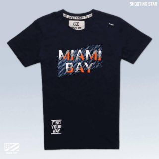 Miami Bay เสื้อยืด รุ่น Shooting Star สีกรม