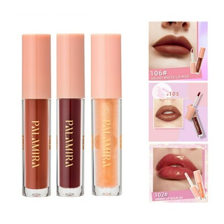 Palamira Super Glossy Shiny Longlasting ลิปออยล์ เนื้อแมตต์ นุ่ม ชุ่มชื้น สวย แต่งหน้า ไม่เหนียวเหนอะหนะ