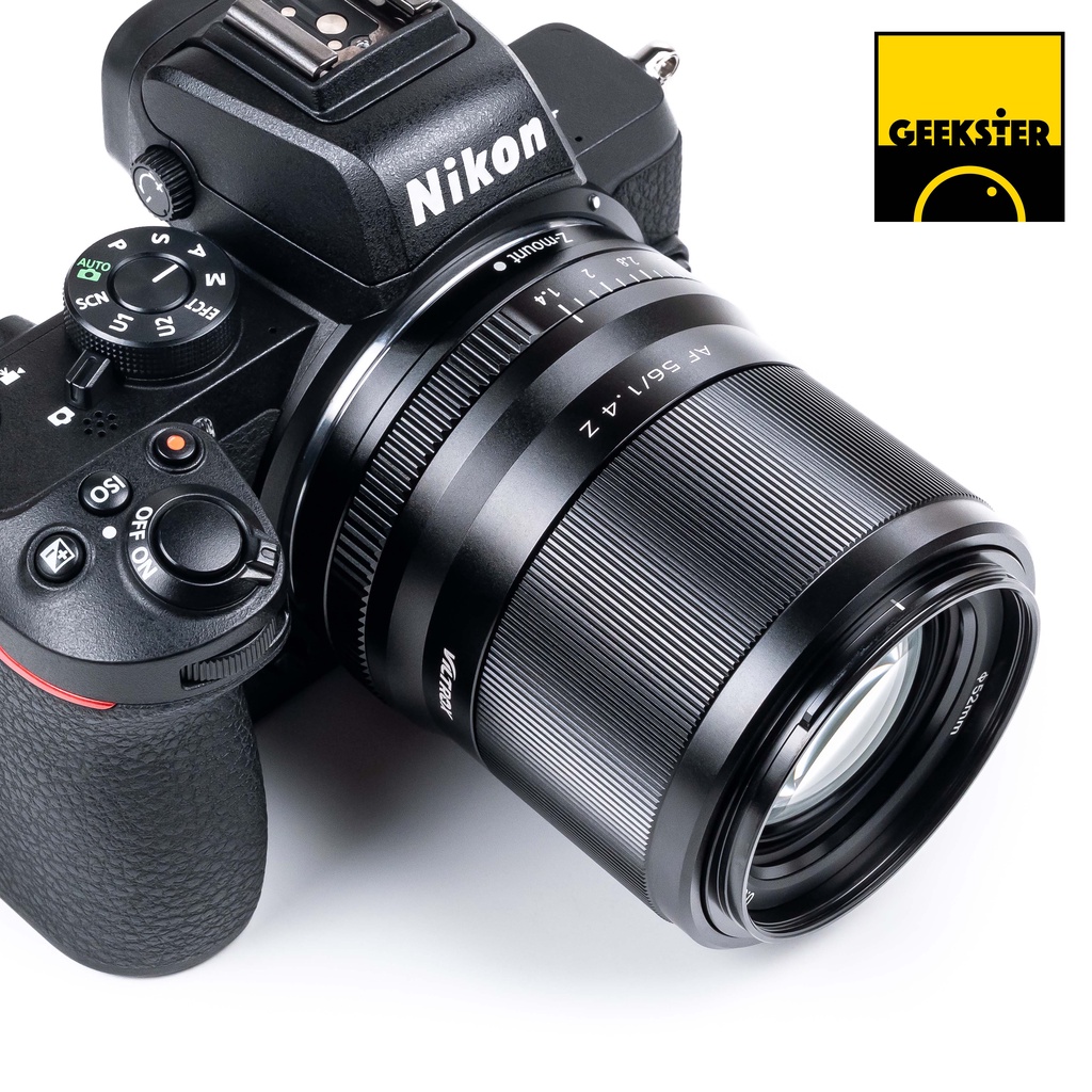 ภาพหน้าปกสินค้าเลนส์ Viltrox 56mm f1.4 Nikon Z พร้อมส่ง Auto Focus 56 mm f 1.4 STM Lens ( 50 55 / 50mm / 55mm / นิค่อน / ZFC / Z50 ) จากร้าน geekster บน Shopee