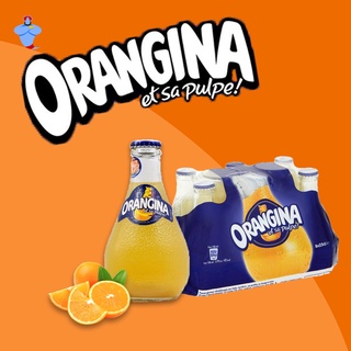 Orangina 250ml x6 ขวด/แพ็ค | ออเรนจินา เครื่องดื่มรสส้มโซดาผสมเนื้อส้ม (จำกัดไม่เกิน 2แพ็ค ต่อ1คำสั่งซื้อ)