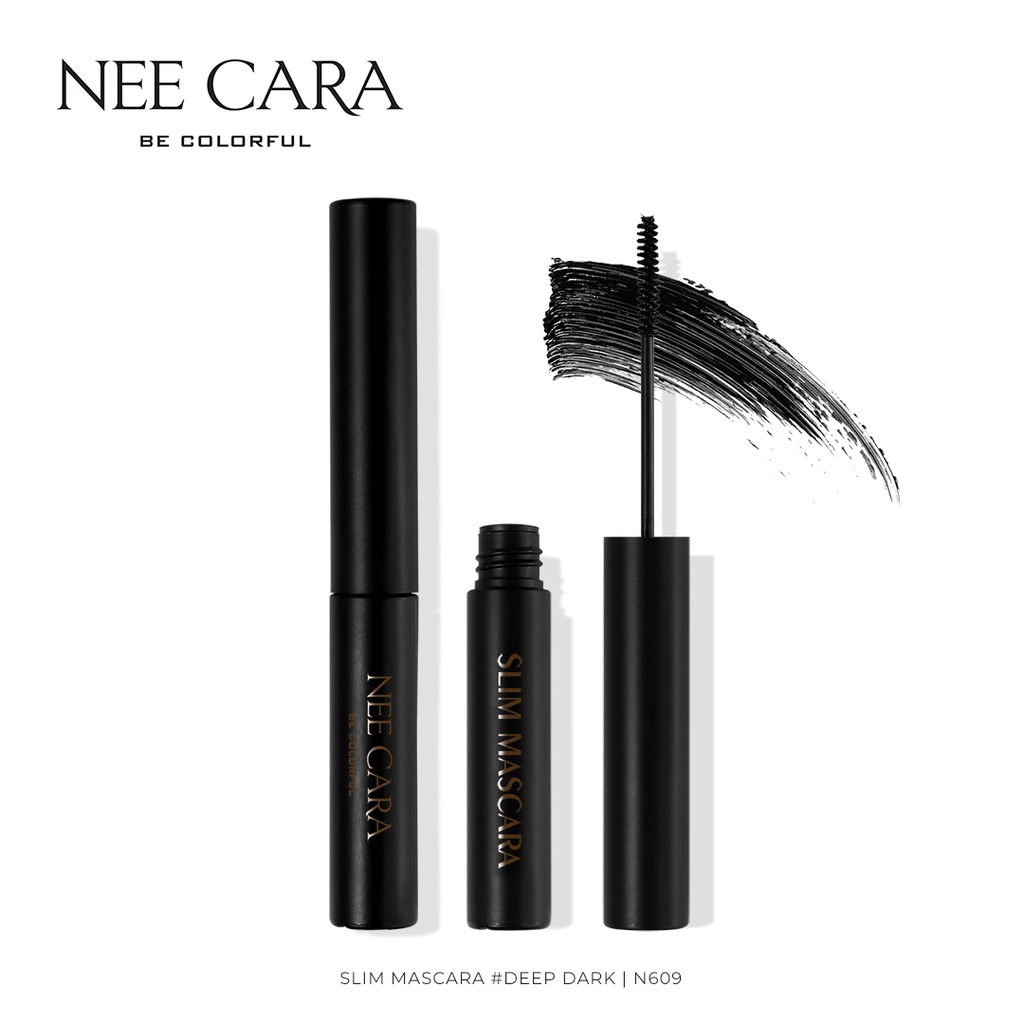 n609-nee-cara-be-colorful-slim-mascara-นีคารา-บี-คัลเลอร์ฟูล-สลิมมาสคาร่า-ใช้ปัดขนตา-ให้-งอน-เด้ง-โค้ง-สวย-ติดทนนาน