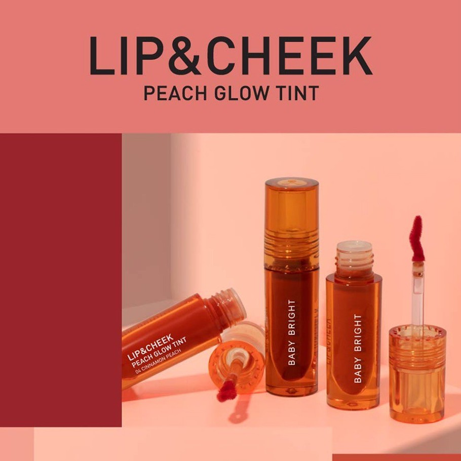 lip-amp-cheek-peach-glow-tint-2-4g-baby-bright-รุ่นพีชโกลว์-ลิปเบบี้ไบร์ท