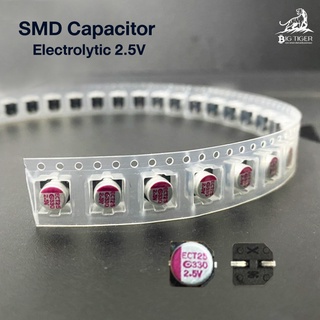 (10ตัว) SMD Capacitor  Electrolytic 330uf 2.5V อะไหล่ Hashoard Asic