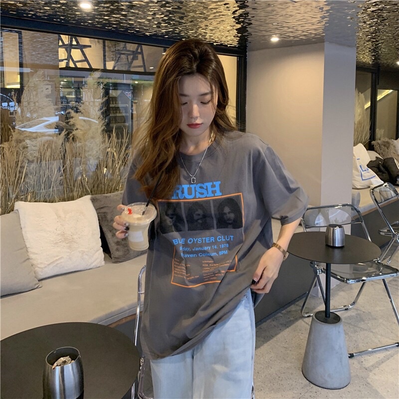 พร้อมส่ง-เสื้อยืดทรงoversize-สวยๆ-no-349