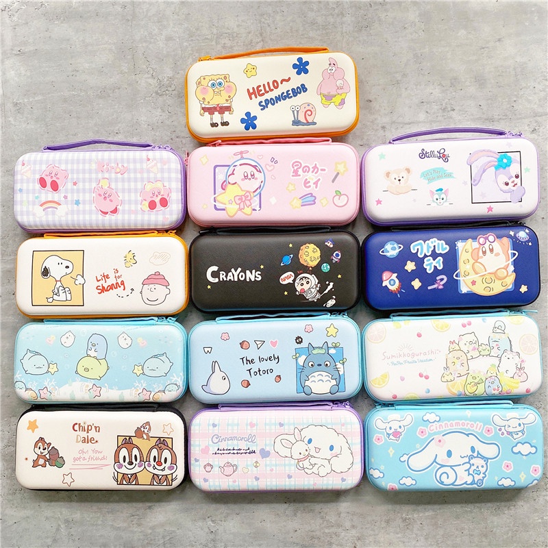 กระเป๋าเก็บ-nintendo-switch-lite-พิมพ์ลายการ์ตูนน่ารัก