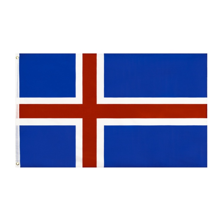 ธงชาติ ธงตกแต่ง ธงไอซ์แลนด์ ไอซ์แลนด์ iceland ขนาด 150x90cm ส่งสินค้าทุกวัน ธงมองเห็นได้ทั้งสองด้าน ísland เรคยาวิก ไอแล | shopee thailand
