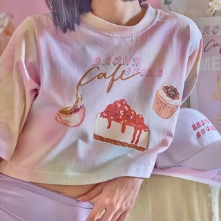 Colorful Crop tee - Brownsugar cafe collection