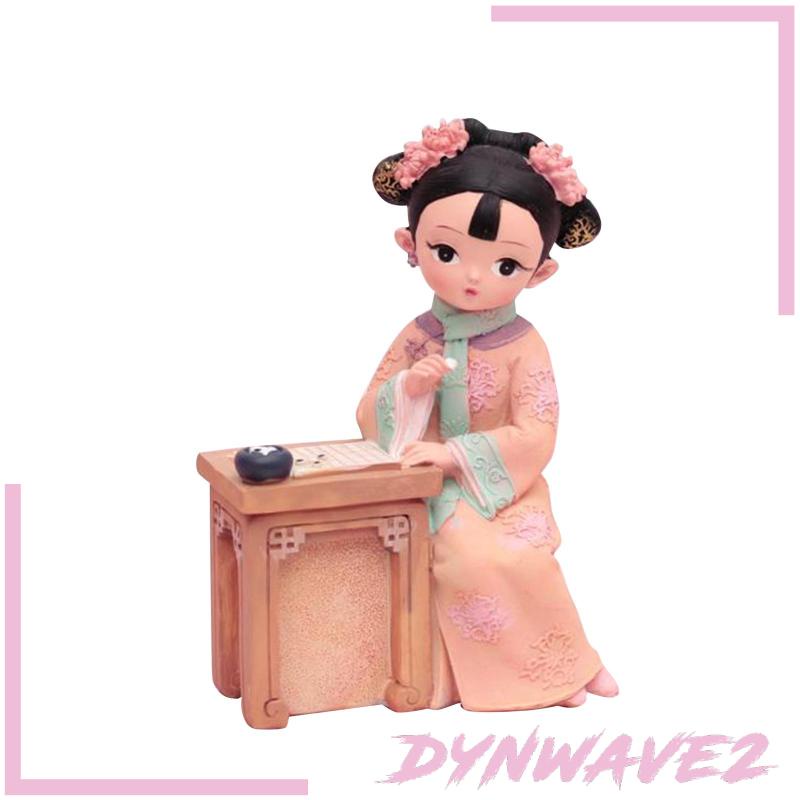 dynwave2-ฟิกเกอร์เรซิ่น-รูปปั้นตุ๊กตาผู้หญิง-สไตล์จีนโบราณ-สําหรับเก็บสะสม-ตกแต่ง