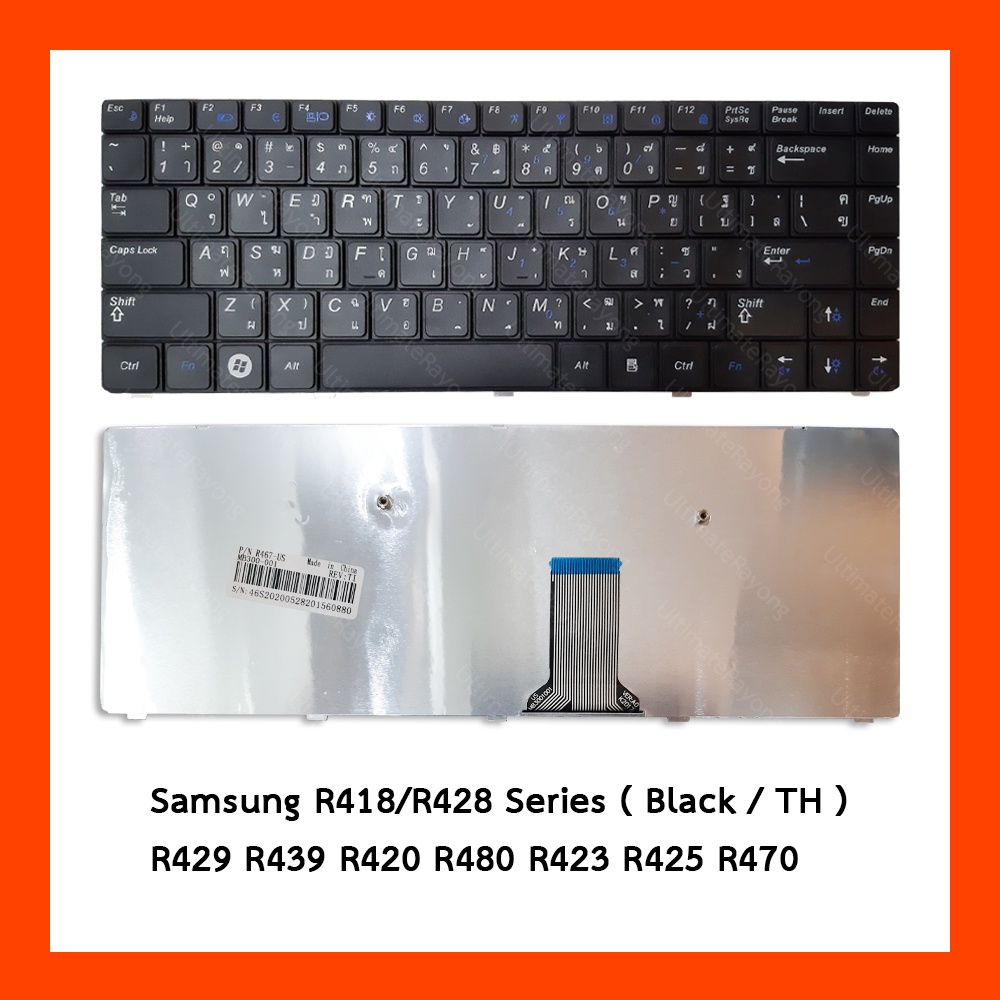 Keyboard Samsung R418 R428 Black TH | Shopee Thailand