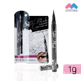 มิสทิน ซุปเปอร์ แบล็ค อายไลเนอร์  MISTINE SUPER BLACK EYELINER  💰 ถูกที่สุด ☑️ การันตี