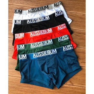 🔥มาใหม่🔥กางเกงในชาย Aussiebum ทรงTrunk ผ้าcotton เนื้อผ้าดีใส่สบาย