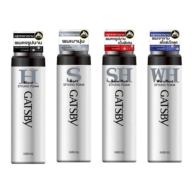 Gatsby styling foam 185g Shopee Thailand