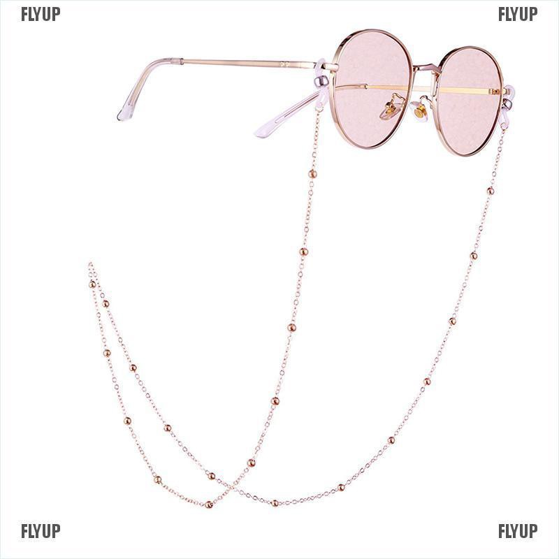 flyup-ผู้หญิง-ทอง-แว่นตา-โซ่-แว่นกันแดด-อ่านหนังสือ-ลูกปัด-แว่นตา-สายคล้องคอ