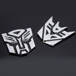 สติกเกอร์โลหะ รูป Transformers 3D สำหรับตกแต่งรถยนต์