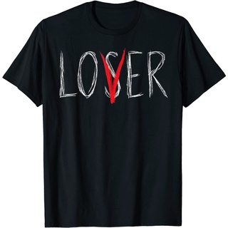 เสื้อยืดโอเวอร์ไซส์เสื้อยืด พิมพ์ลายภาพยนตร์สยองขวัญ Loser Lover TXT สําหรับผู้ชาย และผู้หญิงS-3XL