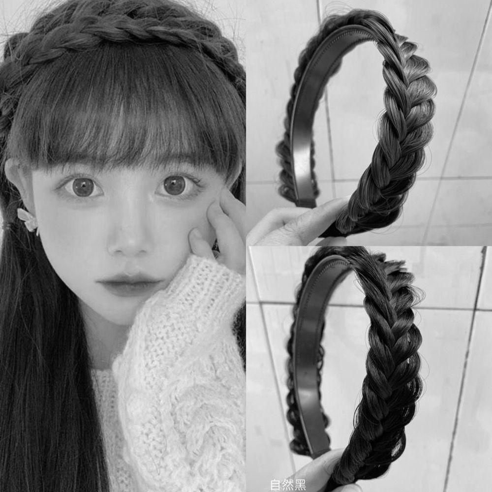 desmondri-ที่คาดผม-วิกผม-น่ารัก-หวาน-บิด-ก้างปลา-ถักเปีย-กันลื่น-ล้างหน้า-ที่คาดผม-หญิง-ที่คาดผม