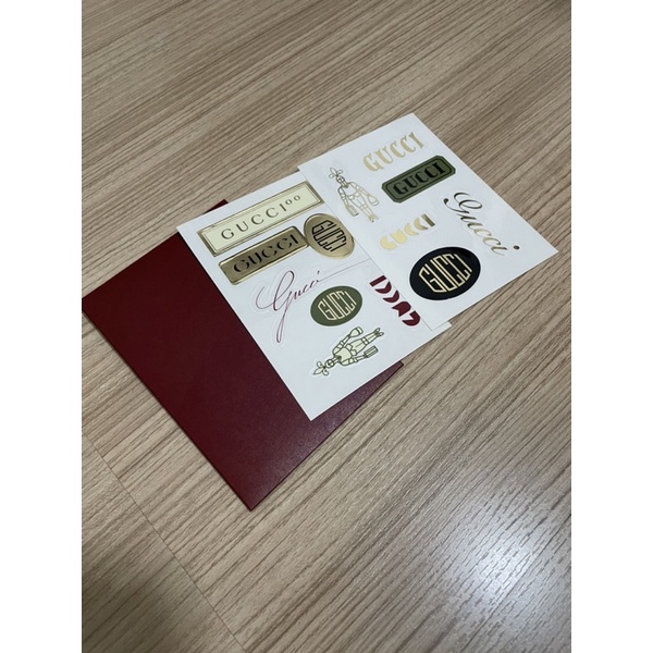 Sticker GUCCI 100 ปี แท้ ออกจากช็อปไทย | Shopee Thailand