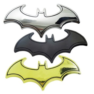 【In stock】【Hot sale】【8cmX2.4cm】 3D Metal Bats สติกเกอร์รถโลหะโลโก้รถป้ายตรา Last Batman โลโก้สติกเกอร์สติ๊กเกอร์/3D Metal Bats Car stickers metal car logo badge badge Last Batman logo stickers decals