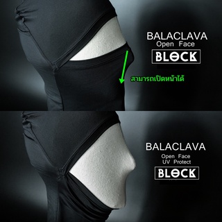 ภาพหน้าปกสินค้าโม่ง Block กัน UV แบบเปิดหน้า สีดำ (Open Face) ที่เกี่ยวข้อง