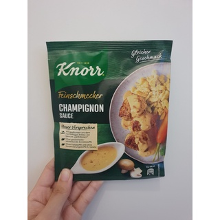 พร้อมส่ง !! Knorr sauce powder mixed with champignon mushrooms 37 g. แชมปิยองซอส
