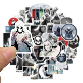 พร้อมส่ง New มูนไนท์ Moon Knight MARVEL DISNEY sticker สติกเกอร์กันน้ำรูปแบบที่แตกต่างกัน 50 ชิ้น