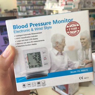 Blood Pressure Monitor PG-800A15 รัดข้อมือ
