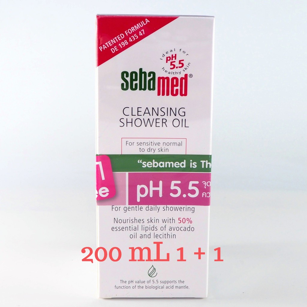Sebamed Cleansing Shower Oil 200 mL Pack ซื้อ 1 แถม 1 Shopee Thailand