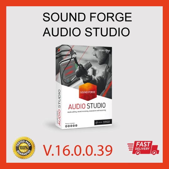 ภาพหน้าปกสินค้าSOUND FORGE Audio Studio 16.0.0.39 โปรแกรมตัดต่อเสียง บันทึกเสียง ครบวงจร