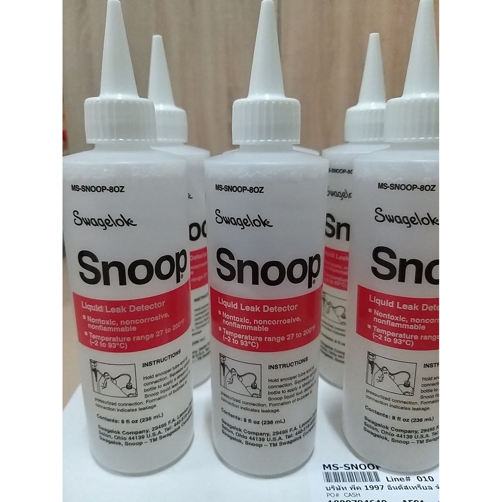 Snoop Liquid Leak Detector น้ำยาตรวจสอบรอยรั่วระบบอากาศ ก๊าซ แก๊ส แอร์ ...