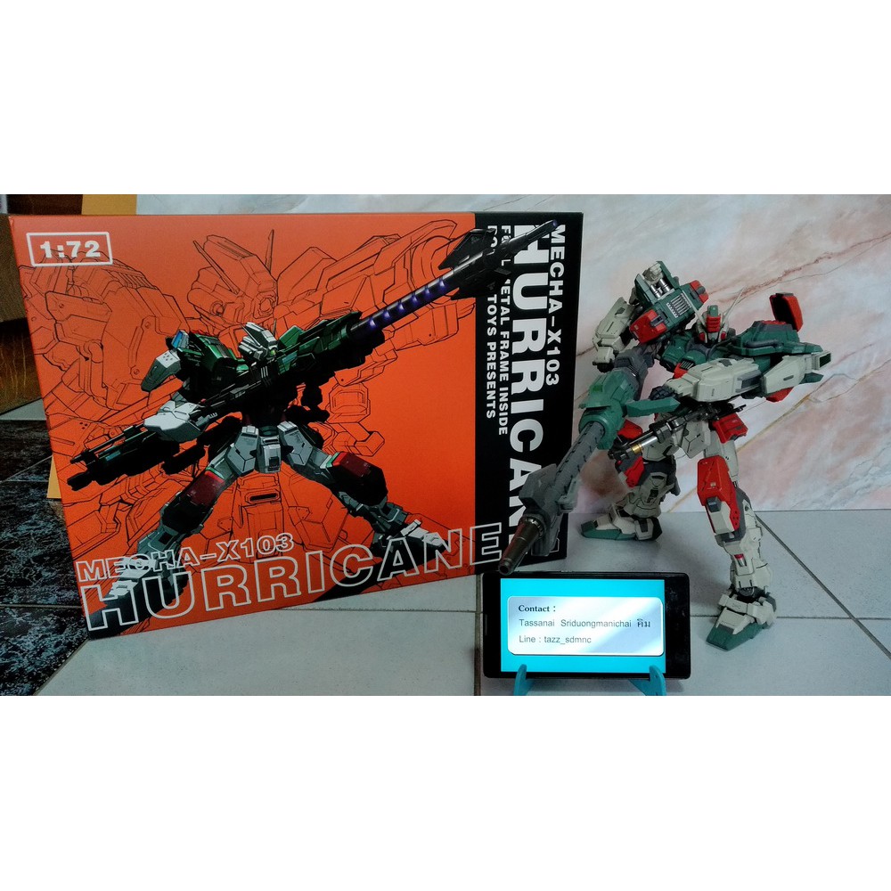 Metal Build MECHA-X103 Hurricane 1/72 ค่าย Poison Toys Metal Build MECHA-X103 Hurricane 1/72 ค่าย Poison Toys