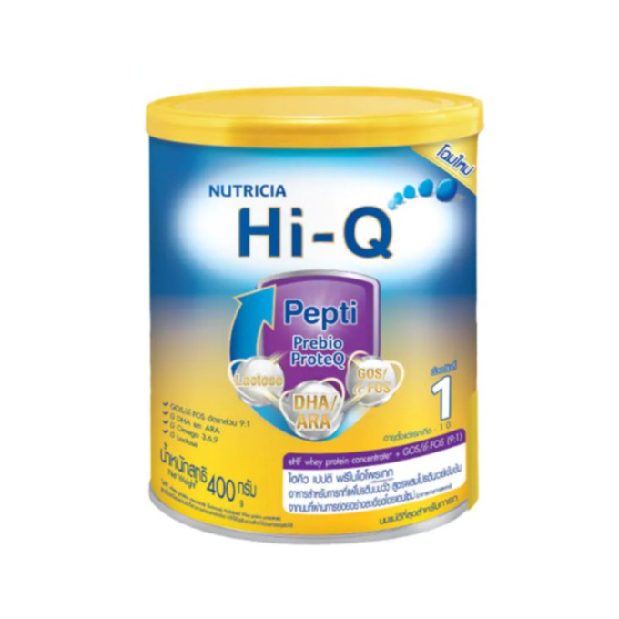 ภาพหน้าปกสินค้าDumex Hi-Q Pepti PrebioProteQ ไฮคิว เปปติ พรีไบโอโพรเทก นมผง สำหรับเด็ก แพ้โปรตีนนมวัว ขนาด 400 กรัม 04383 จากร้าน medicalhub115 บน Shopee