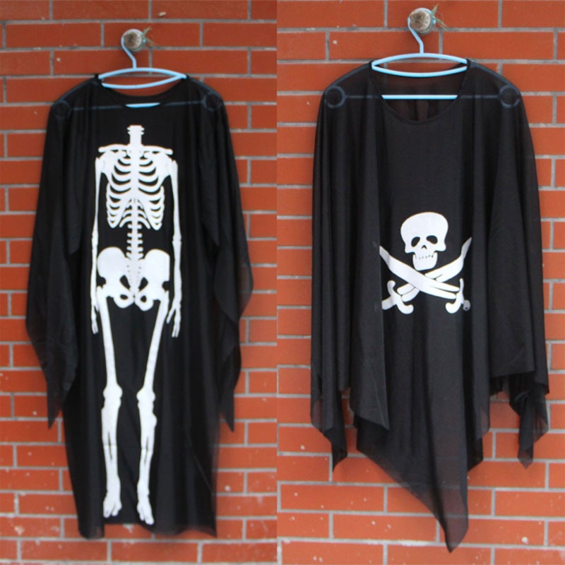 ชุดคอสเพลย์ Halloween Ghost Skeleton แบบ robe สไตล์สยองขวัญสำหรับคนชอบ ...