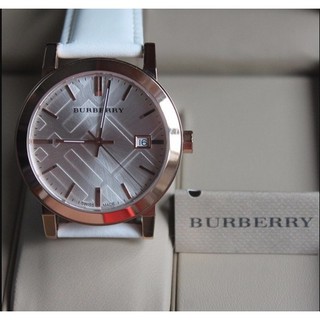 Burberry แท้ Burberry นาฬิกานักรบเคาน์เตอร์ของแท้แฟชั่นสบาย ๆ คลาสสิกนาฬิกาควอทซ์กันน้ำชายและหญิง BU9012 9013
