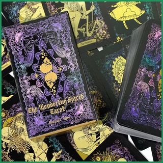 ไพ่ทาโรต์ ภาษาอังกฤษ พร็อพคอสเพลย์ The Wandering Spirit Tarot ของขวัญ สําหรับผู้เริ่มต้น และผู้หัดเดิน 78 ชิ้น ต่อชุด