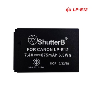 แบตเตอรี่ Shutter B EXTRA Capacity Battery LP-E12 Canon | Shopee Thailand