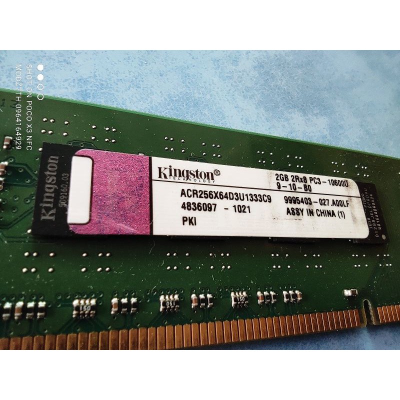 ภาพสินค้า(ร้านในไทย) RAM DDR3 1GB-2GB/1333,2GB/1600 คละแบรนด์ จากร้าน peg4sus บน Shopee ภาพที่ 1