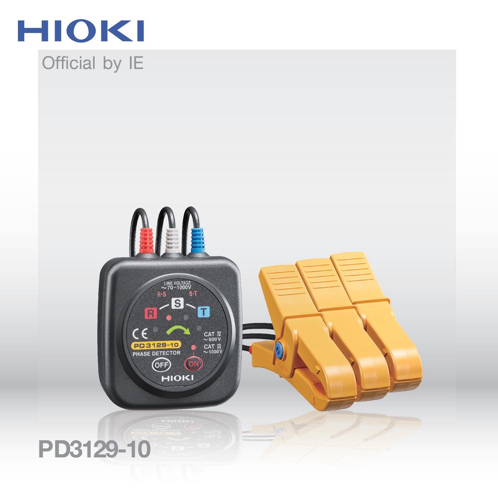 HIOKI PD3129-10 เครื่องทดสอบลำดับเฟส (Phase Detector) ปลอดภัย ทดสอบที่ ...