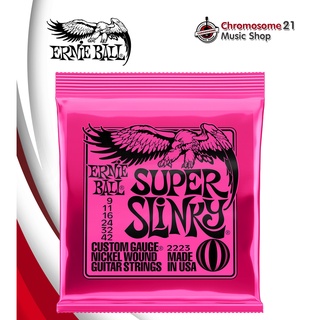 สายกีต้าร์ไฟฟ้า Ernie Ball Nickel Super Slinky เบอร์ 9/42