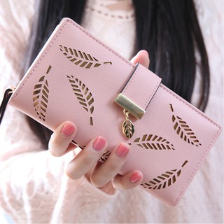 พร้อมส่ง!!!กระเป๋าสตางค์ กระเป๋าเงิน Wallet รุ่น BA-102 (สีชมพู)