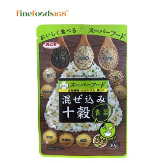 ภาพหน้าปกสินค้าฮามาโอะโทเมะ ผงโรยข้าวธัญพืชผสมผัก 30 กรัม Hamaotome Mazekomi Jukkoku Aona 30 g. ซึ่งคุณอาจชอบสินค้านี้