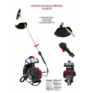 เครื่องตัดหญ้า Briggs & Stratton ข้ออ่อน BP43 แท้ เครื่องตัดหญ้าข้ออ่อนบริกส์แท้ (01-0077)