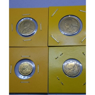 เหรียญหมุนเวียน สตางค์ สต.ปี 2500 ครบชุด ผ่านใช้งาน (ชุดเหรียญสตางค์ สต. 4 เหรียญ)