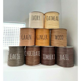 ภาพหน้าปกสินค้าNATURAL TONE Raffia yarn ไหมราฟเฟีย ไหมเชือก ยาว 250M. ที่เกี่ยวข้อง