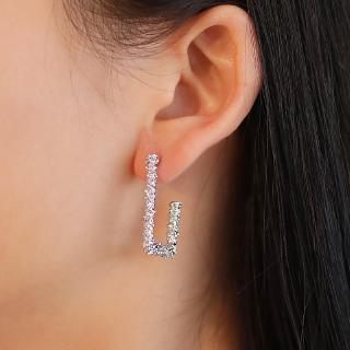 2020 Classical lrregular Carved Frosted Square Stud Earings Earrings