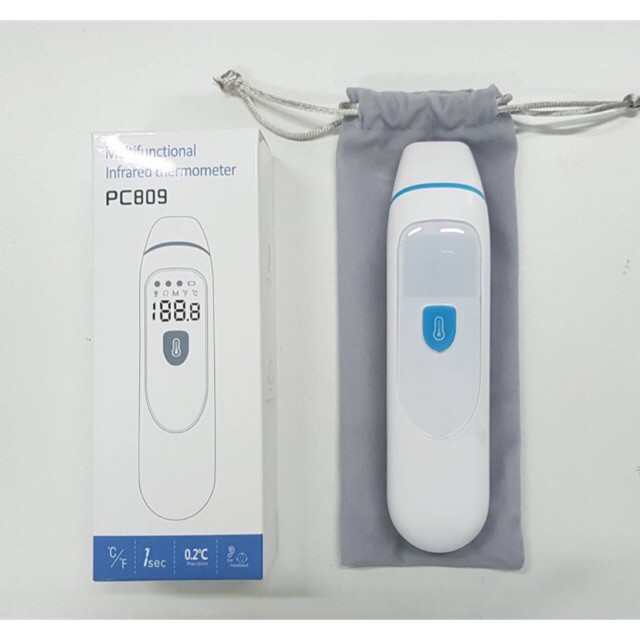 ที่วัดไข้แบบยิงเครื่องวัดไข้ Medical Infrared Thermometer PC809ที่วัด