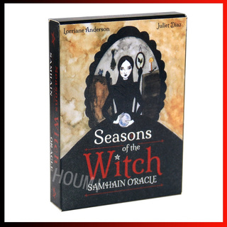 ภาพหน้าปกสินค้าใหม่การ์ดดิเวนชั่นนําเวอร์ชั่นภาษาอังกฤษ Tarot Game Seasons Of The Witch ที่เกี่ยวข้อง