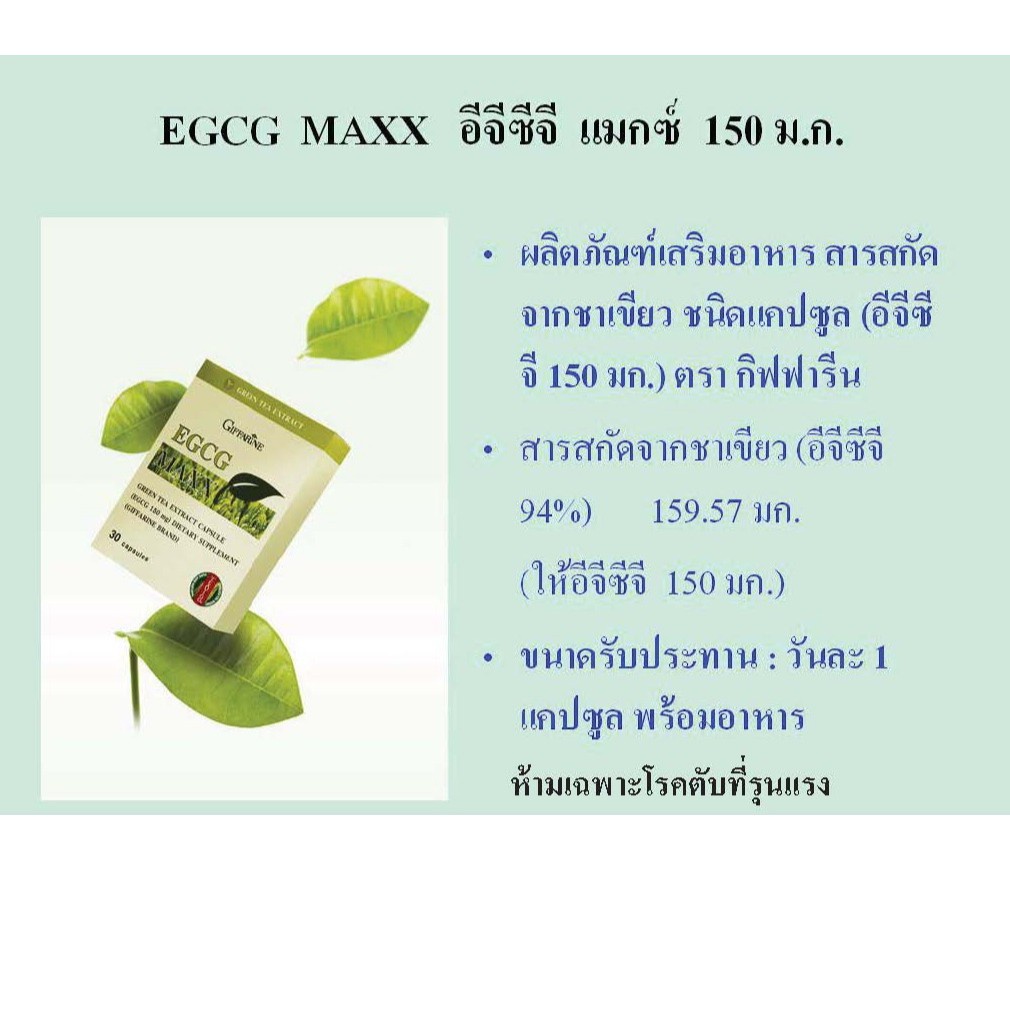 egcg-maxx-อี-จี-ซี-จี-แมกซ์-กิฟฟารีน-สารสกัดชาเขียว-อาหารเสริม-ชาเขียวลดน้ำหนัก-ควบคุมน้ำหนัก